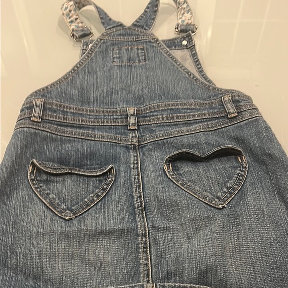 Boden Denim Overall Dress with Cherry 🍒 Patch - Picture 6 of 6